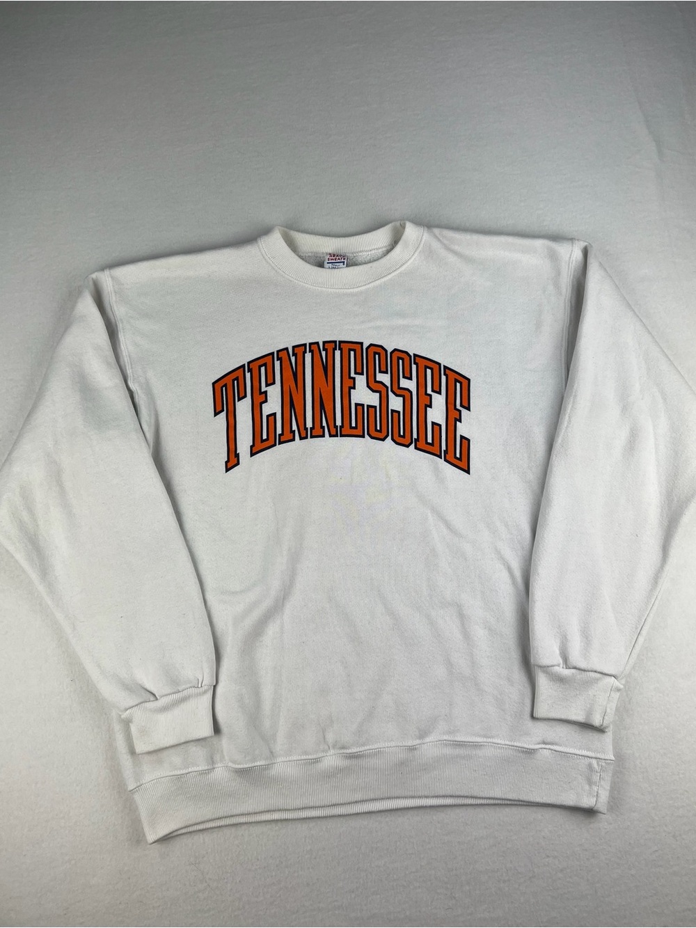 Vintage 1990s Tennessee Volunteers Soffe Heavy Sweats White Crewneck Men Size L